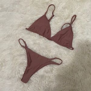2-Piece Nude Triangle Bikini